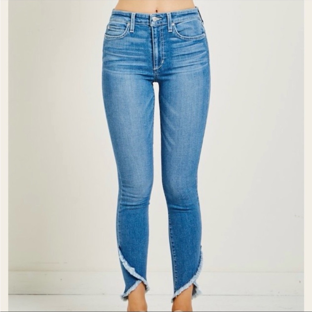 JOE'S JOES CHARLIE FLAWLESS "TULIP ANKLE" JULIANE "STRETCH" SKINNY JEANS - Picture 1 of 15